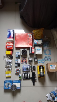 Peças mecânicas.